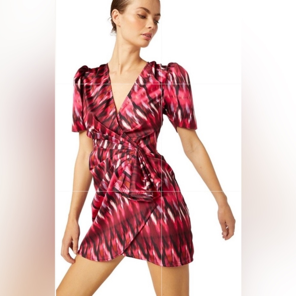 MISA Los Angeles Amina Wrap Dress